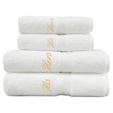 Linum Home Textiles Terry 4-pc. Bath Towel Set, Color: White