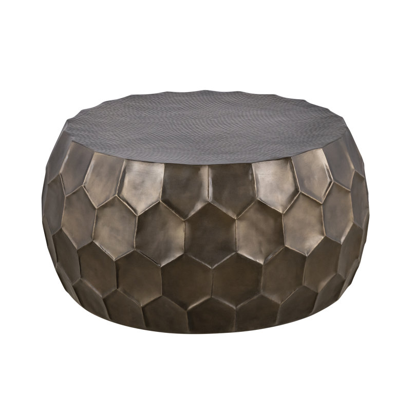 Table basse ronde Modern Modern, Doré