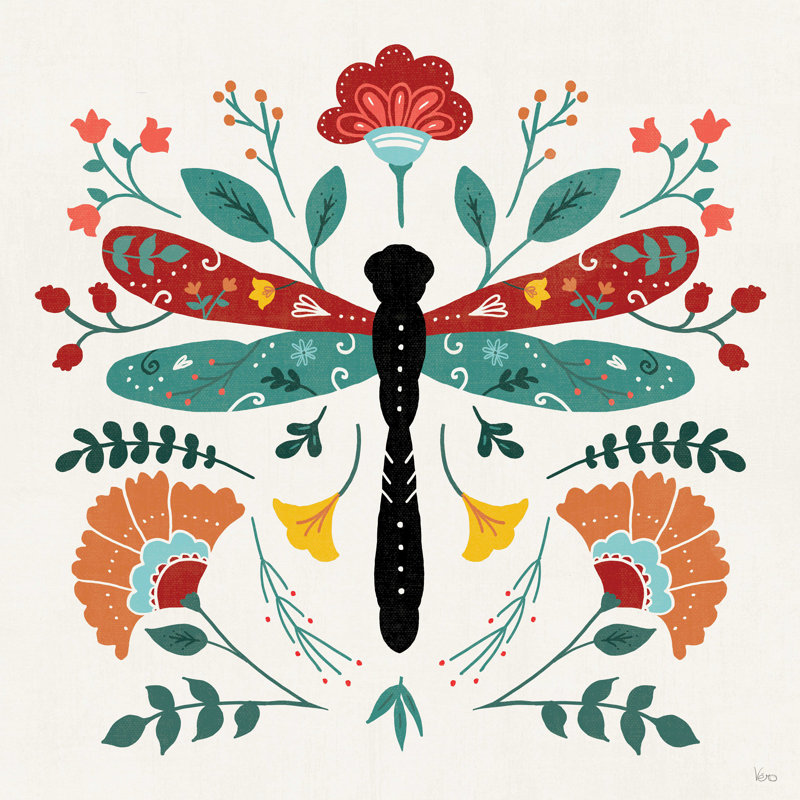 Style floral IV, H 20 po x l 20 po