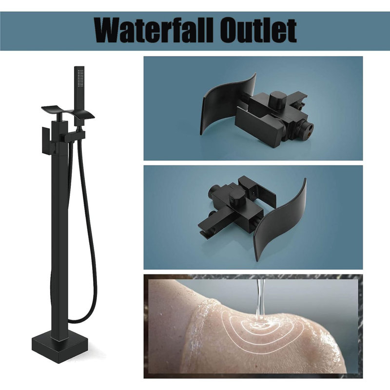 Robinet de baignoire à fixation au sol