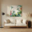 Colibri hawaïen, art mural en métal beige