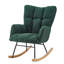 Fauteuil berçant et oscillant rembourré et rembourré en tissu-582920695