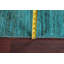Tapis oriental vert Foy Gabbeh Kashkoli noué à la main 5 x 6