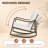2-Person Outdoor Rocking Chairs with Cushions, Patio Conversation Set for Porch & Backyard