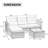 Presious 350 - Person Patio Conversation Sets with Cushions-1373531480