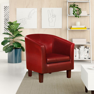Darlene Faux Leather Armchair