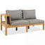 Ensemble modulaire d'extérieur 4 pièces avec table basse et table basse-735943181