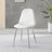 Eubanks High Gloss Double Pillar Dining Table Set with 4 Luxury Faux Leather Dining Chairs-83251661-122561382