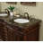 60'' Double Bathroom Vanity with Granite Top