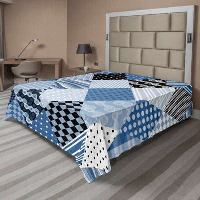 Ambesonne Print Top Flat Sheet