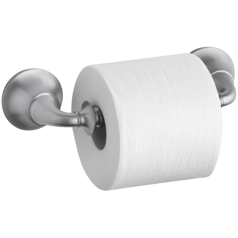Porte-papier hygiénique traditionnel forté, Chrome brossé