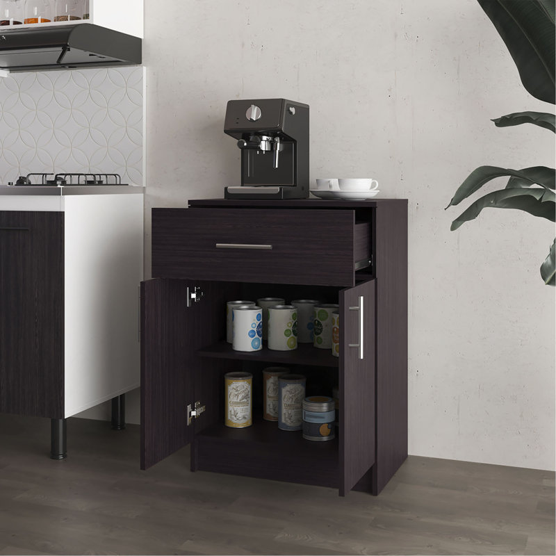 Armoire de cuisine Cope en mÃ©laminÃ© avec 2 portes et 1 tiroir