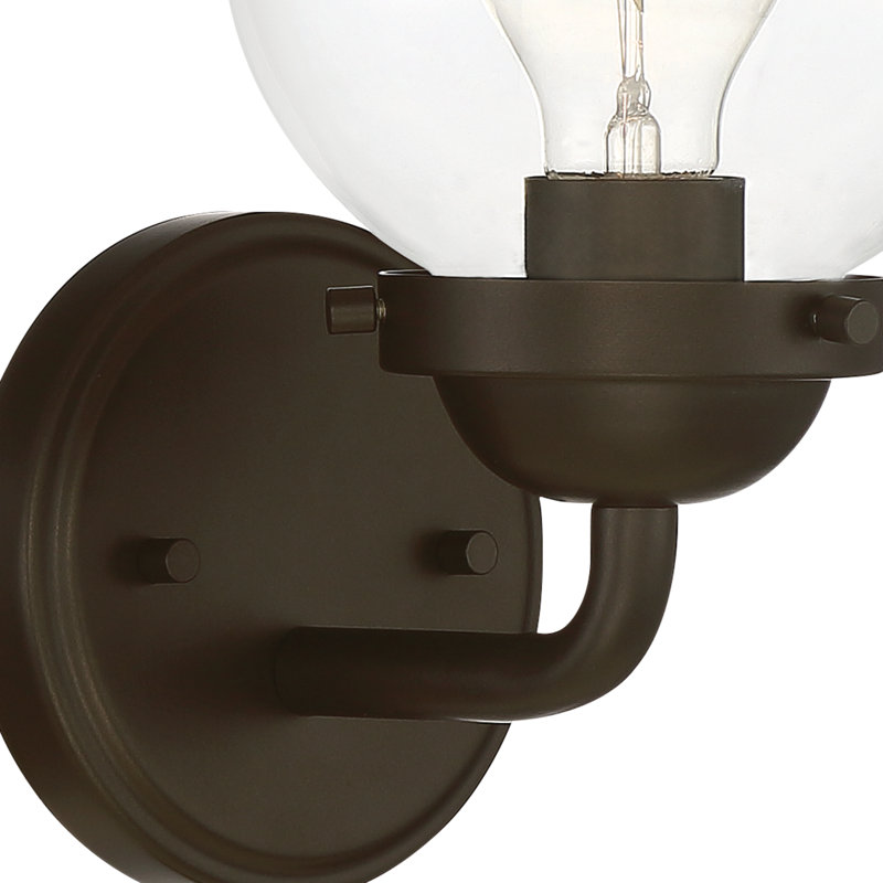 Wason Steel Armed Sconce, Oil Rubbed Bronze