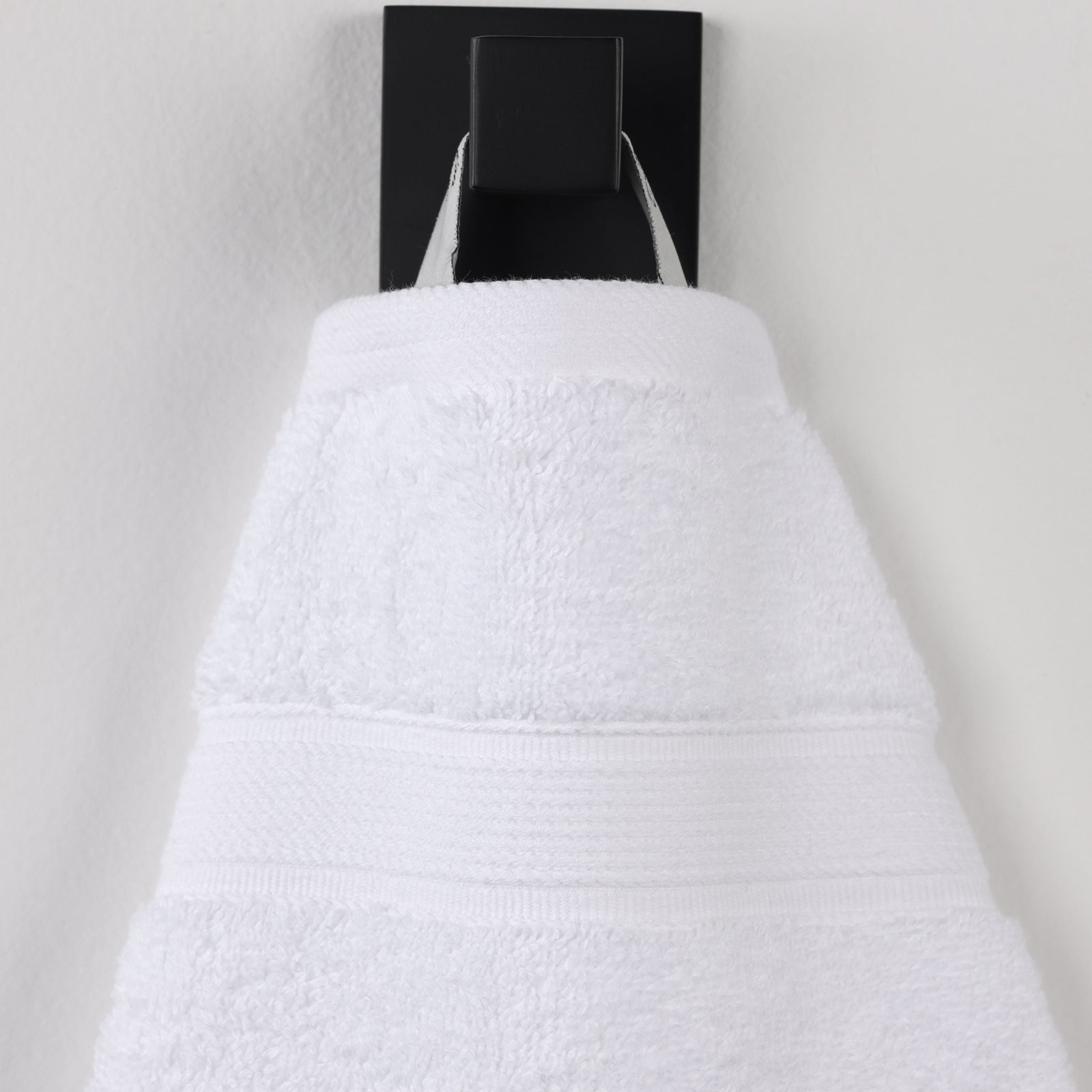 Organic Cotton Towel Set, White, 12 Piece Set