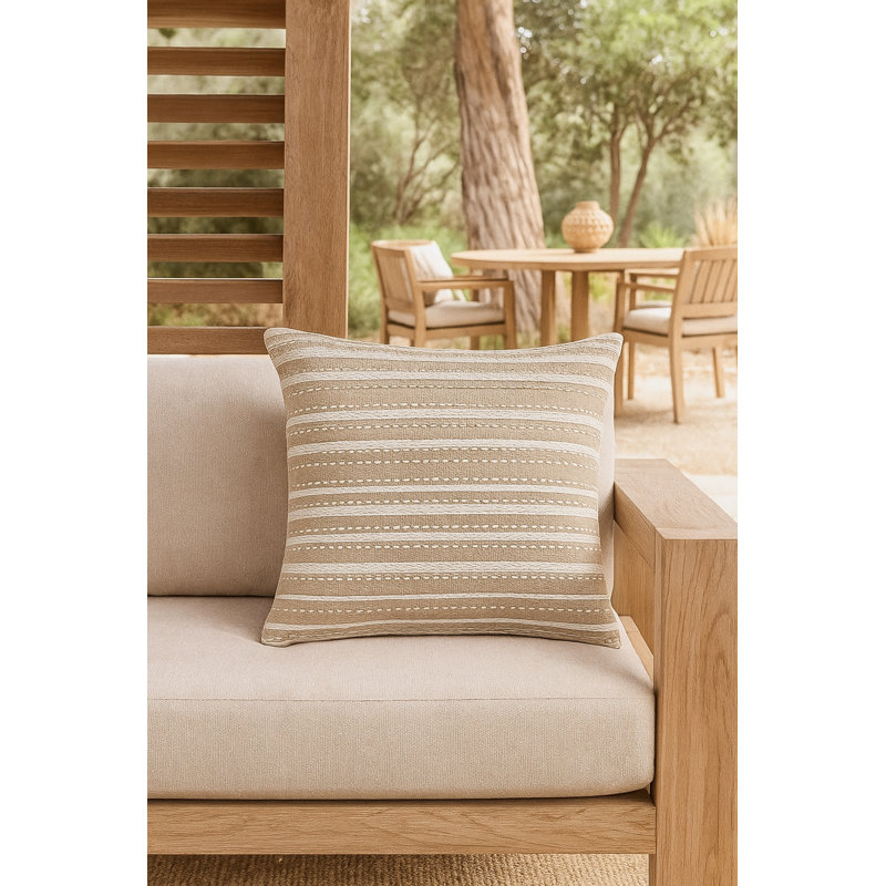 Outdoor Living Pillow Cover & Insert, Square 20", Pillow Cover Only - No Insert