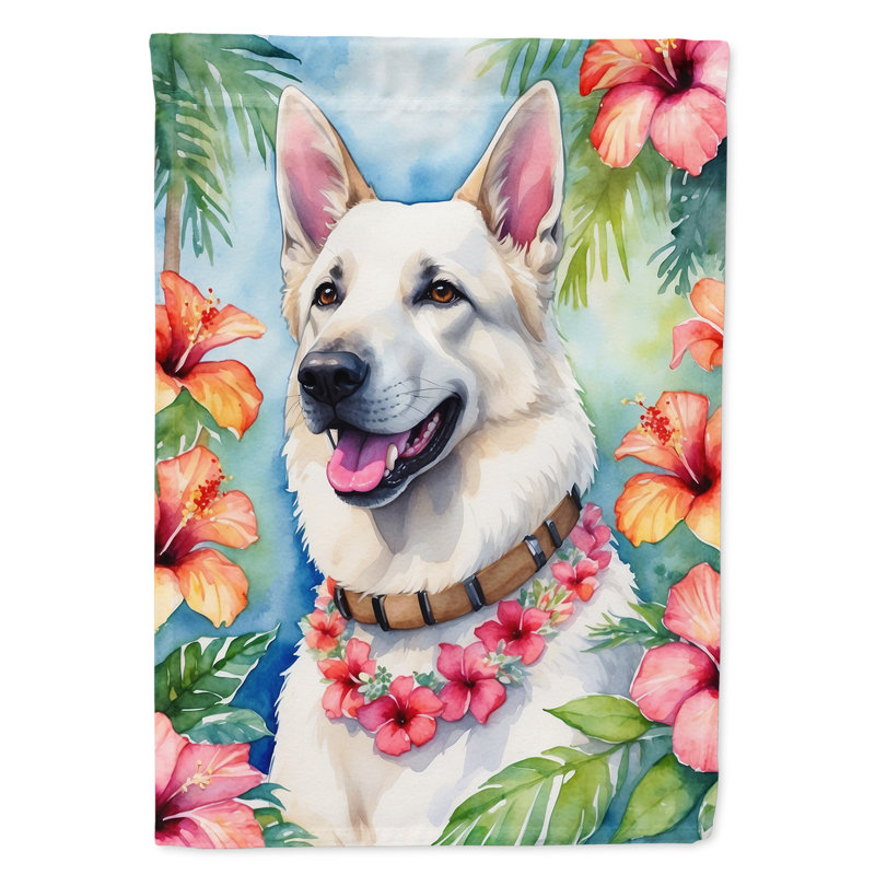 Drapeau de jardin en polyester double face H 15,5 po x l 11,25 po