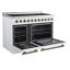 Cuisinière électrique Paolo, 48 po, blanc-117587171