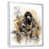 White Floater Framed