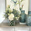 Mixed Arranged in Glass Vase with Rope Accent