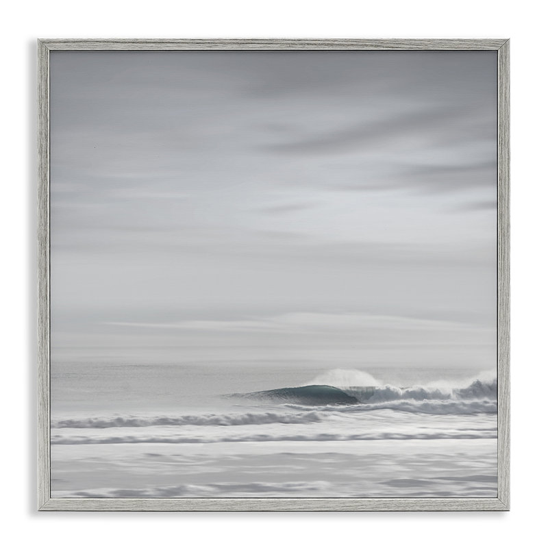 «Misty Gray Beach Ripples», estampe numérique, conception de Maggie Olsen, Estampe numérique Farmhouse, H 12 po x l 12 po