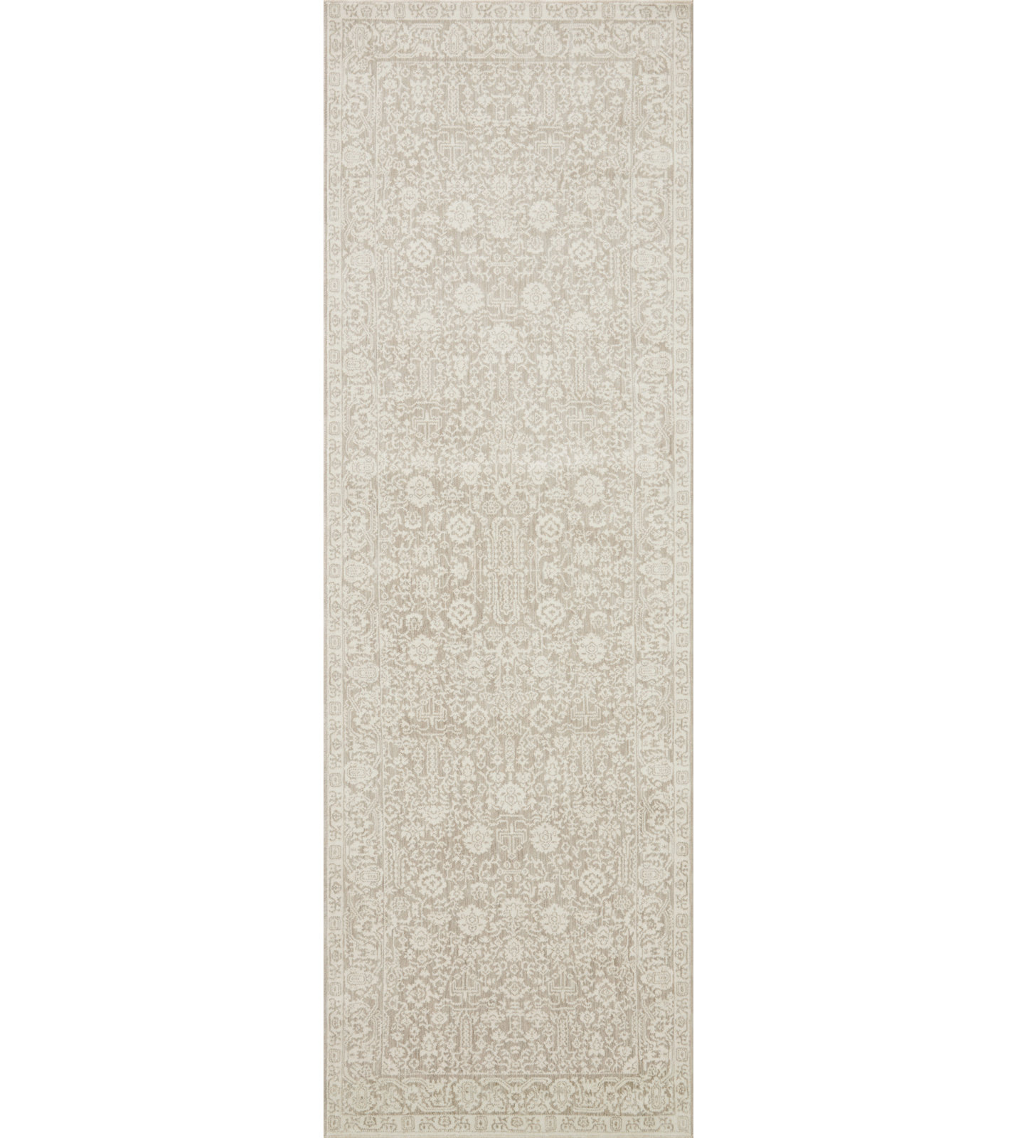 Amber Lewis x Loloi Zuma Sand Stone Oriental Rug, Runner 2'7" x 7'9"