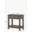 Table de chevet 1 tiroir rustique gris