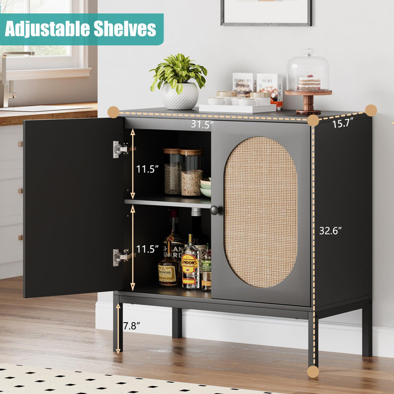 Allinson Accent Cabinet, Black