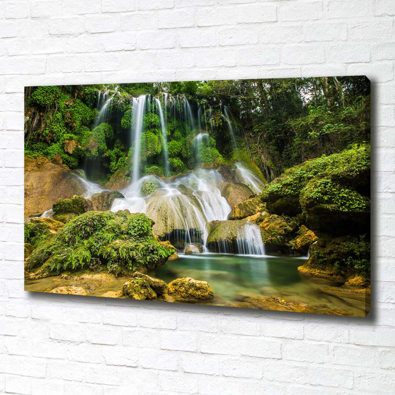 Waterfall - Wrapped Canvas Print