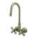 Hot Springs Double Handle Wall Mounted Clawfoot Tub Faucet