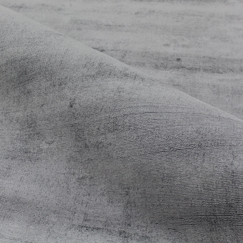 Silk Area Rug in Concrete Gray, Rectangle 6' x 9'