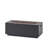 40" X 19" 15" Concrete Fire Pit, 40,000 , Grey - Warm Your Outdoor Area Rectangular Fireplace, Create A And Comfortable Environment-125816174