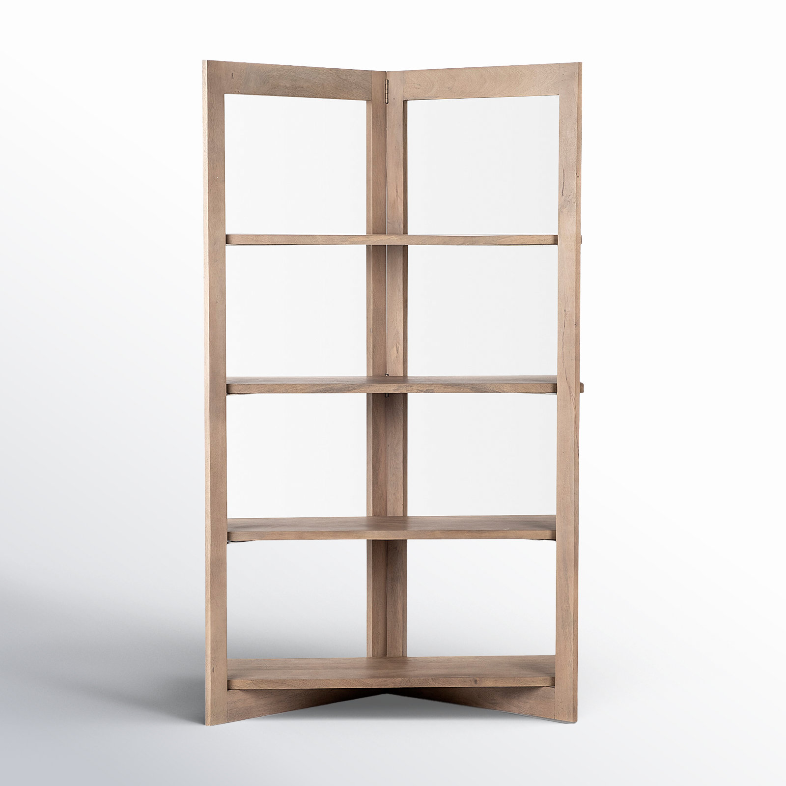 Siya Narrow Corner Bookcase