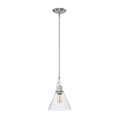 Luminaire suspendu conique à 1 lumière June