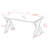 Sherry Glass Top Metal Base Dining Table-1185504287