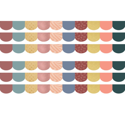 Wonderfully Wild Scalloped Die-Cut Border Trim