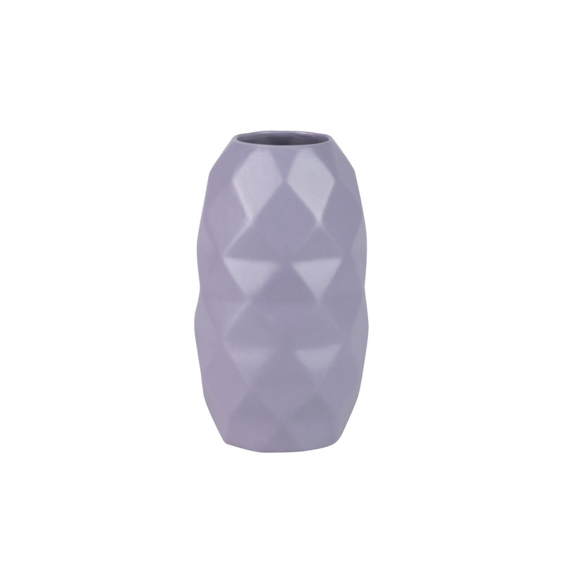 Ceramic Vase 17x17x30 Cm, 30" H x 17" W x 17" D, Purple