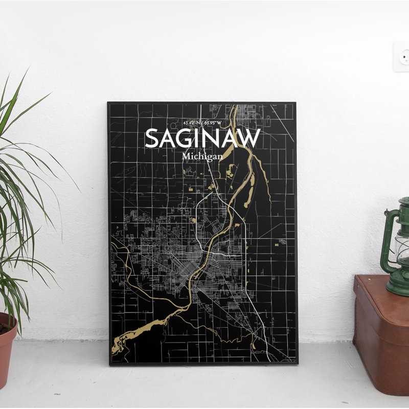 Saginaw 1 Piece Wall Art, 70cm H x 50cm W x 0.13cm D