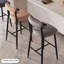 Chaise d'appoint rembourrée grise (ensemble de 2)-150263068-150263059