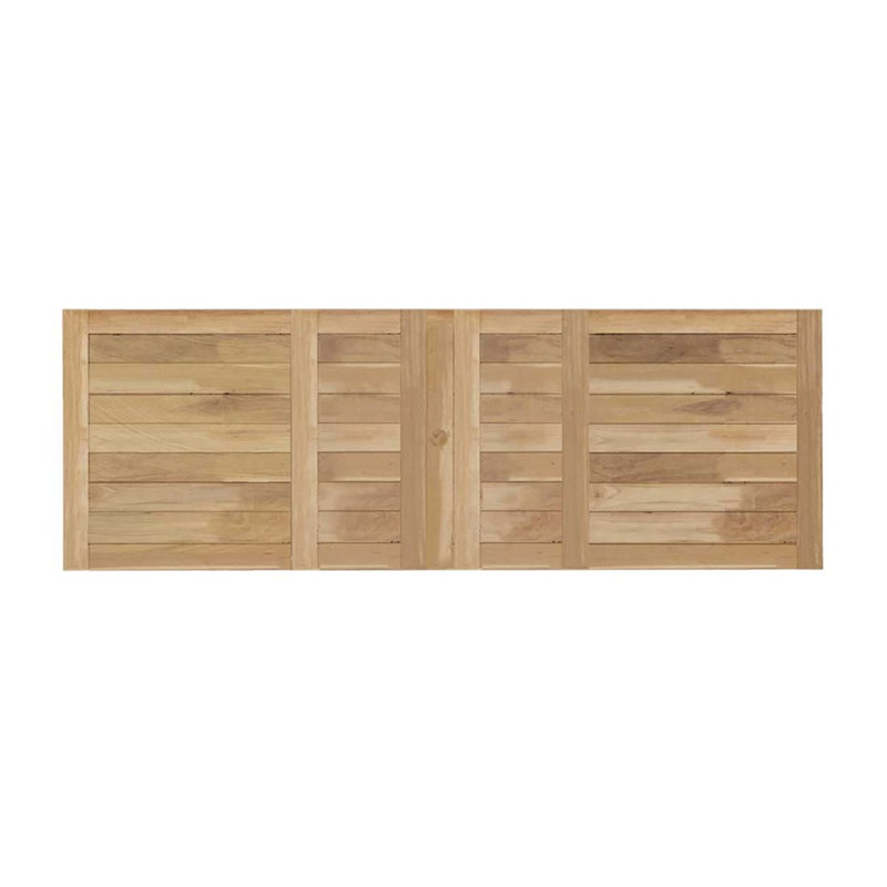 Farm Outdoor Dining Table, Natural Teak