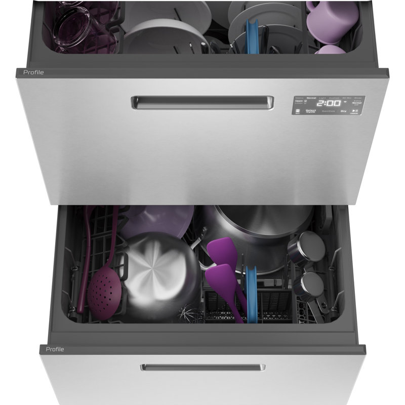 GE Profile Dishwasher Double Drawer