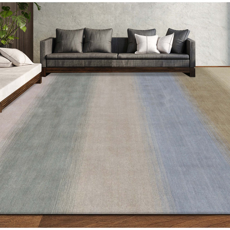 Gabbeh Wool Striped Area Rug
