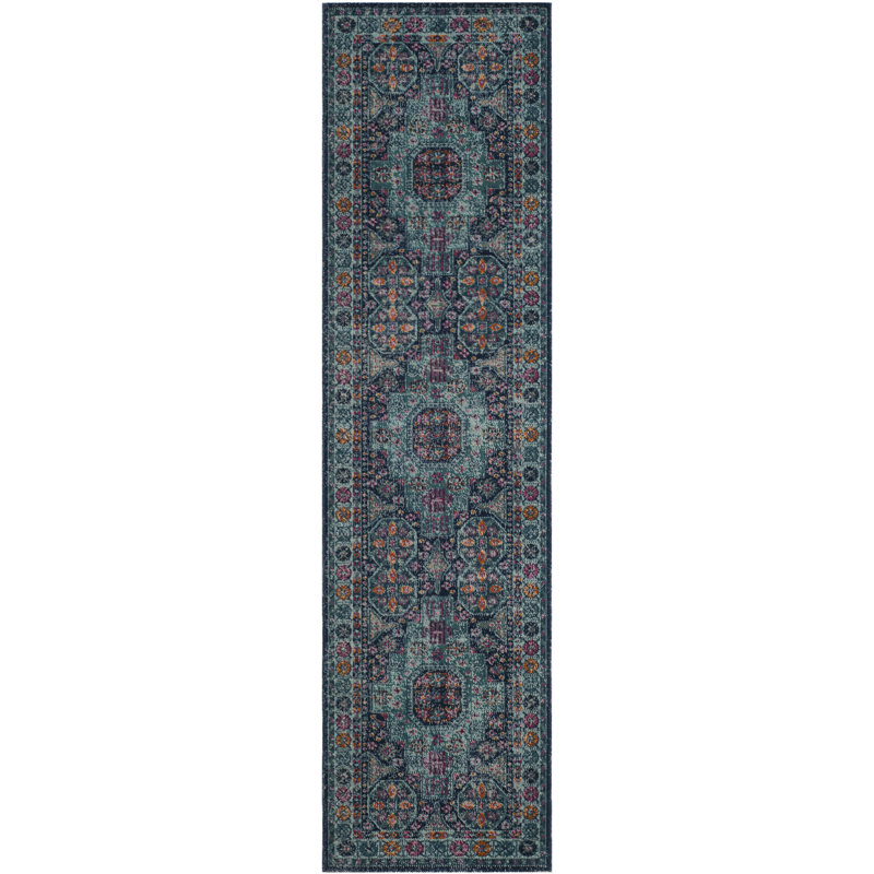Goddard Oriental Hand Woven Area Rug, Runner 66 x 244 cm