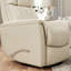 Fauteuil inclinable et oscillant Global Home avec appui-tête et repose-pieds réglables manuellement en similicuir Bentley-391243314