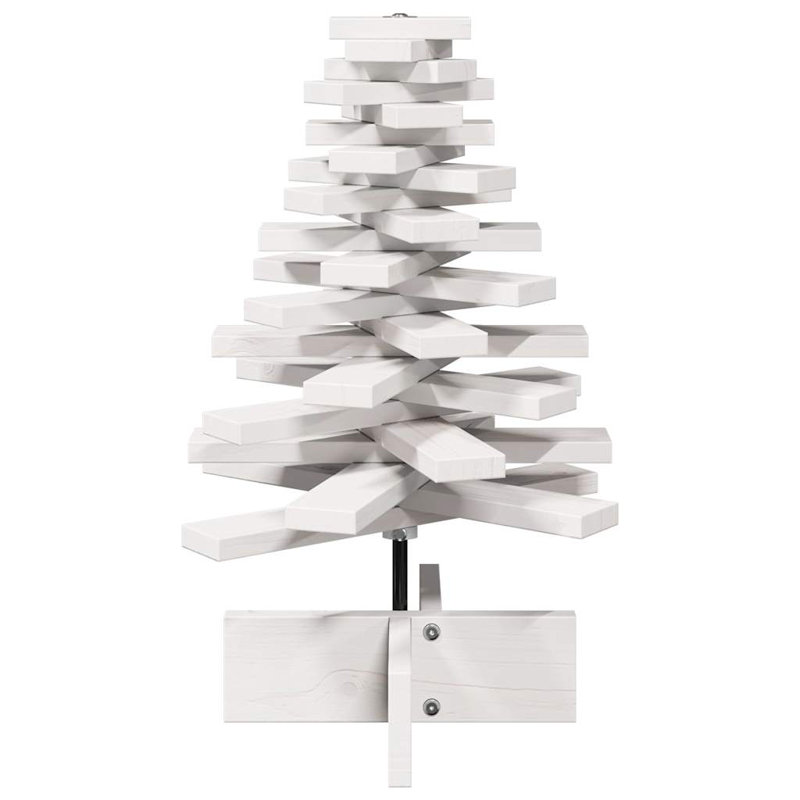 Christmas Decorative Accent, 60cm H x 40cm W x 40cm D, White