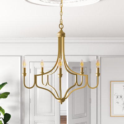 Lustre noir mat 5 lumières