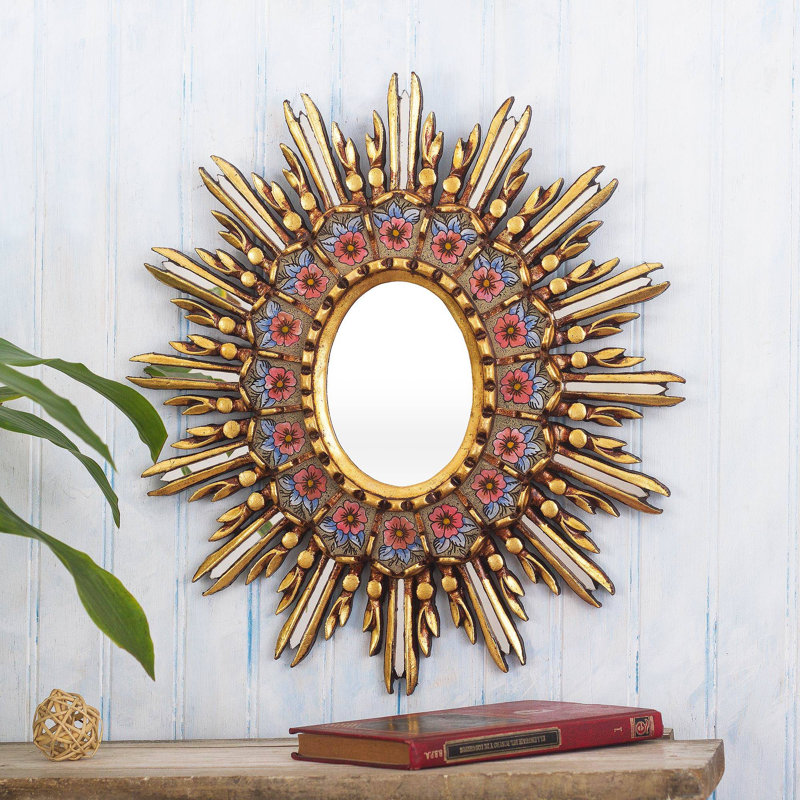 Miroir d'appoint mural Bungalow Rose Cusco Primrose