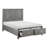 Garretson Bed Frame With 2-Drawer Footboard Storage-114272124-124185552