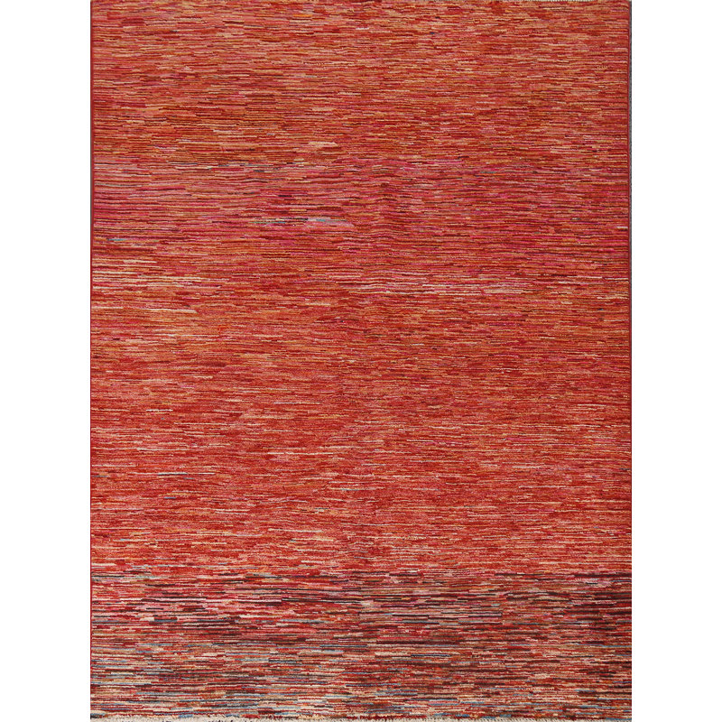 Tapis en laine Gabbeh Kashkoli noué à la main 5 x 7