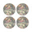 Defosse Trellis Vegan Leather Round Placemats-50837329