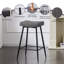 Modern Faux Leather/Velvet Quilted Backless Upholstered Counter Stool 70cm Height-510462825-510462824